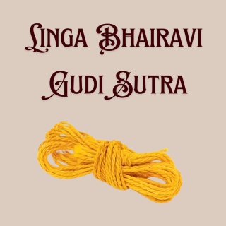 (Yellow) Linga Bhairavi Gudi Sutra Consecrated