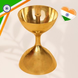 ISHA Buddha Lamp - Small Brass Lamp 5x7,5