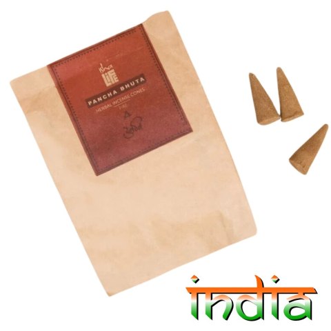 Pancha Bhuta Fire Conical Incense Sticks (Pack of 20 Cone)