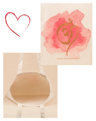 Organic Bag With AUM Print