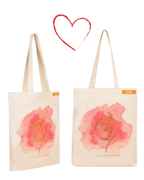 Organic Bag With AUM Print