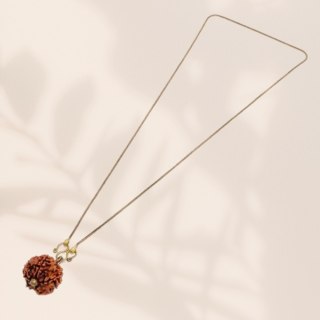 Rudraksha Panchamukhi Isha (five faced) with copper chain