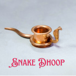 Traditional Snake Dhoop Stand (Copper) ISHA