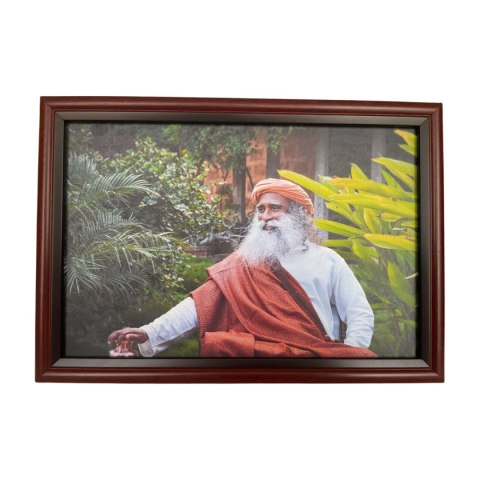 Gerahmtes Foto Sadhguru ISHA - 25x17,5