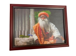 Gerahmtes Foto Sadhguru ISHA - 22,5x17,5