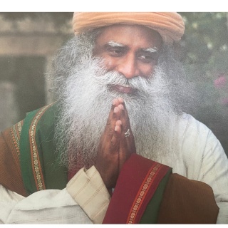 Framed photo Sadhguru ISHA 25x17.5