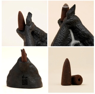 Adiyogi Backflow - Incense Holder + 15 Cones