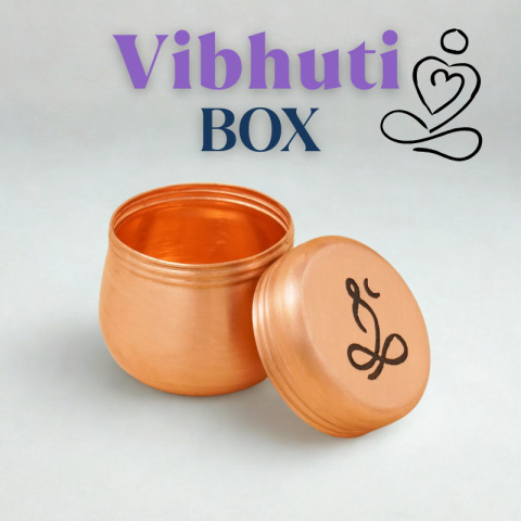 SADHAKA Copper Box for Vibhuti (High) ISHA