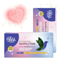 Bliss Natural Bliss Probierpaket (12 Pads) Damenbinden L, XL, XXL