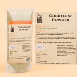 Liście Curry Proszek - Curry Leaf Powder - bez konserwantów 100 gram