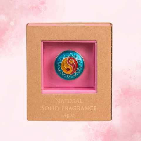 Wild Rose Solid Perfume for Women with Natural Beeswax (4g)