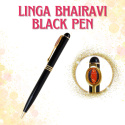 Ballpoint pen Linga Bhairavi Black Ball ISHA