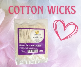 Large Pack of Cotton Wicks 10 cm (pack of 60)