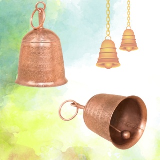 Hanging Iron Bell - Handmade Iron Hanging Bell ISHA