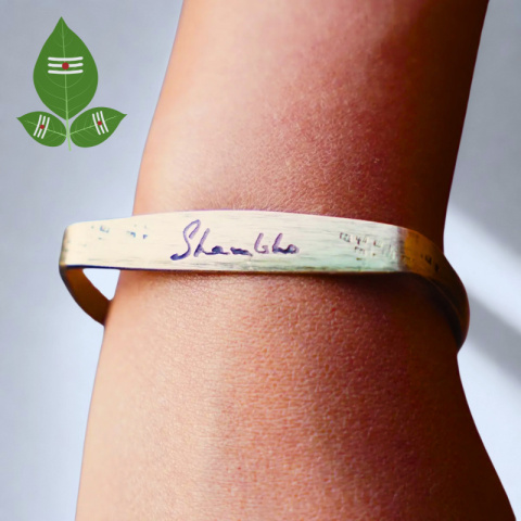 ISHA Shambho bracelet with ISHA Mantra