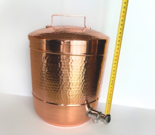 ISHA Forged Copper Water Storage Tank , 8 Liters