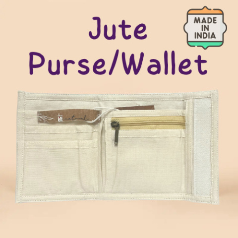 Jute Fold-out Wallet ISHA