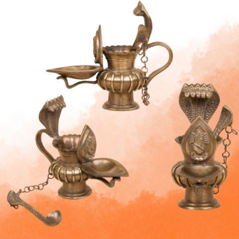 Linga Bhairavi Lamp with ISHA Spoon