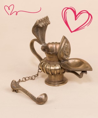 Linga Bhairavi Lamp with ISHA Spoon