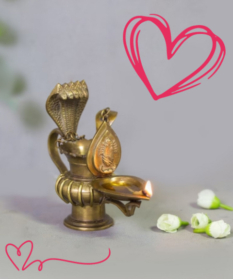Linga Bhairavi Lamp with ISHA Spoon
