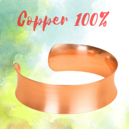 Copper bracelet -100% copper jewelry ISHA