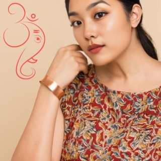 Copper bracelet -100% copper jewelry ISHA