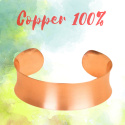 Miedziana bransoletka -100% copper biżuteria ISHA Style 5