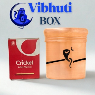 Copper box for vibhuti (high) - Naga