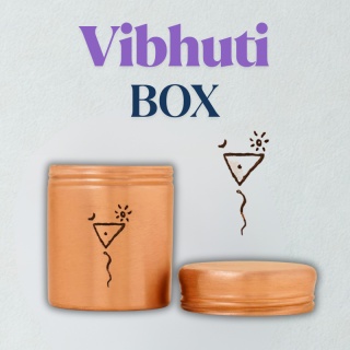 TRIGUN Copper Vibhuti Box (High) - Trigun