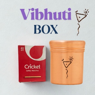 TRIGUN Copper Vibhuti Box (High) - Trigun