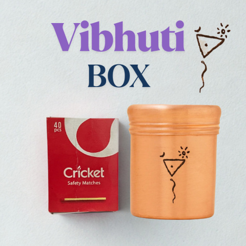 TRIGUN Copper Vibhuti Box (High) - Trigun