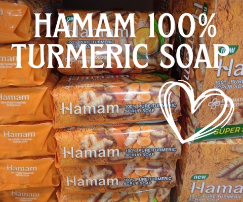 Hamam Turmeric Scrub Soap 100g