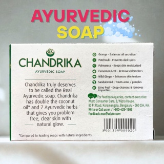Ayurvedic Soap Chandrika 75g Bar Soap