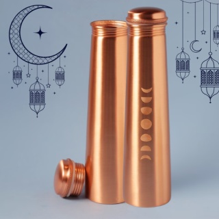 Mystic Moon Copper Bottle – 750ml Copper ISHA