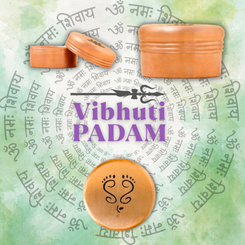 PADAM Copper Box for Vibhuti (Medium) ISHA