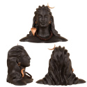 Adiyogi Popiersie - 6 cali (15,2 cm) Statuetka ze stopów metali