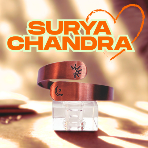 Surya Chandra Beautiful Copper Bracelet ISHA