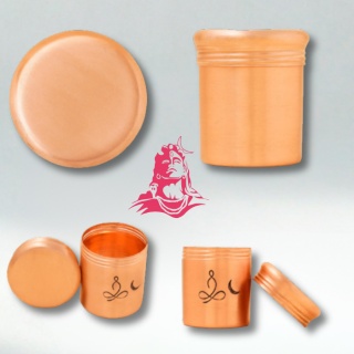 TRIGUN Copper Vibhuti Box (High) - Trigun