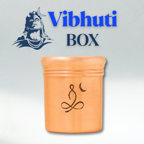 TRIGUN Copper Vibhuti Box (High) - Trigun