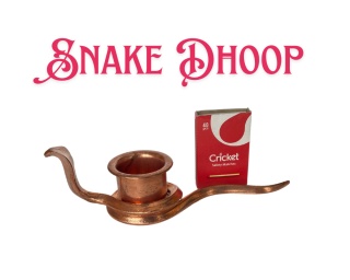 Traditional Snake Dhoop Stand (Copper) ISHA