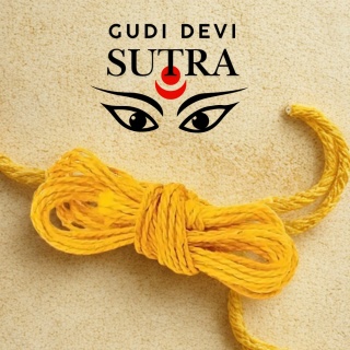 Yellow Linga Bhairavi Gudi Sutra Consecrated