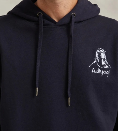 Adiyogi Hoodie – Navy Blue ISHA UNISEX