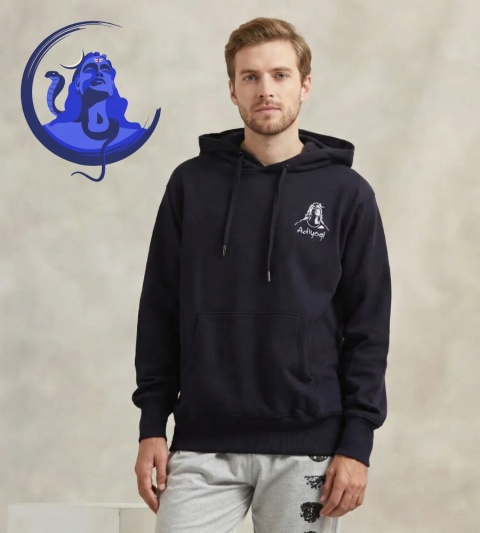 Adiyogi Hoodie – Navy Blue ISHA UNISEX