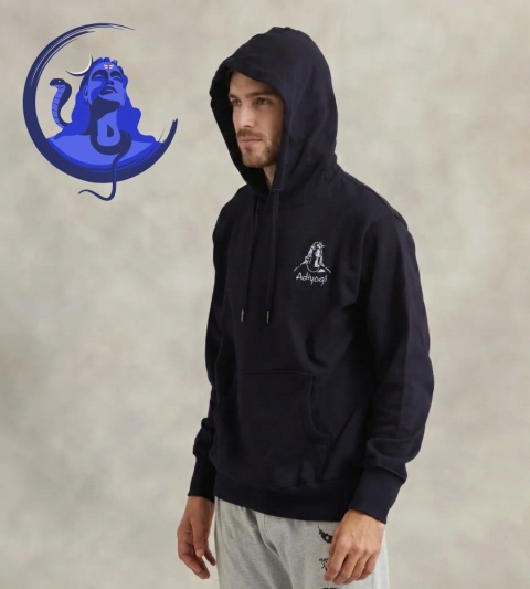 Adiyogi Hoodie – Navy Blue ISHA UNISEX