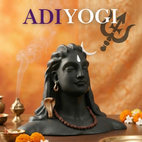 Adiyogi - Beautifully Made 6 inches (15.2 cm) Fiber