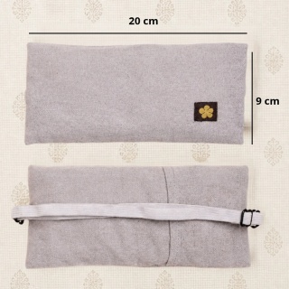 Herbal pillow with linseed and lavender – Vembadad Grey Sadhguru