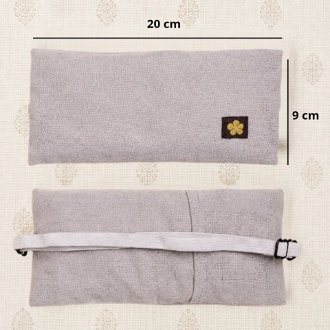Herbal pillow with linseed and lavender – Vembadad Grey Sadhguru