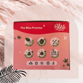 Bliss Organic Sanitary Pads XL Fluffy (6 Pack) | No rashes or irritations