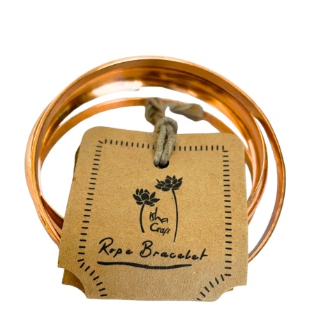 COPPER CUFF Triple Bracelet - Isha