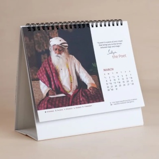 QUOTES Sadhguru Calendar 2026 + BLACK Holidays